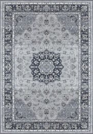 Dynamic Rugs ANCIENT GARDEN 57559-9686 Silver and Blue